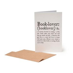 Legami Greeting Card - Large - Book Lover (11.5 x 17 cm)