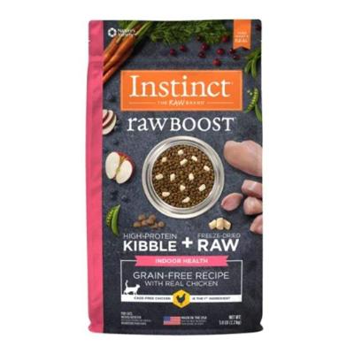 Instinct Raw Boost Grain Free Indoor Health Chicken Dry Cat Food 5lbs Instinct Raw Boost Grain Free Indoor Health Chicken Dry Cat Food 5lbs