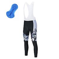 21Grams Men's Cycling Bib Tights Bike Bib Tights Quick Dry Moisture Wicking Sports 3D Grey Mountain Bike MTB Road Bike Cycling Clothing Apparel Bike Wear  Athleisure Lightinthebox - thumbnail