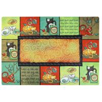 Drymate Cat Litter Mat Kitty Chaos 20 x 28 inch/ 51cm x 71 cm - thumbnail