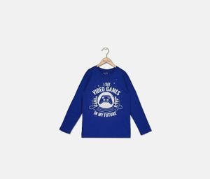 Kids Boys Graphic Tee  Edge Blue