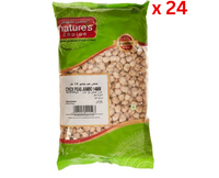 Natures Choice Chick Peas Jumbo 14MM, 500 gm Pack Of 24 (UAE Delivery Only)