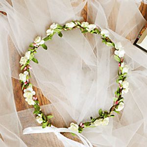 Grosgrain / Non-woven Paper Hair Accessory / DIY  Headpieces with Flower 1 PC Wedding / Outdoor Headpiece miniinthebox