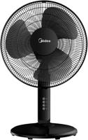 Midea Pedestal Stand Fan With SQD Motor, 16 Inch, 3D Oscillation Directions, 3 Speed Levels & Adjustable Height, 3 Leaf Blade With 7.5 Hours Timer - FS4019K