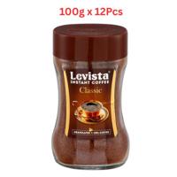 Levista Instant Coffee Classic 100g (Pack Of 12)