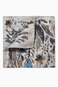 Floral Pocket Square in Fuji Silk