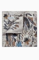 Floral Pocket Square in Fuji Silk