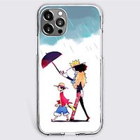 One Piece Cartoon Characters Phone Case For Apple iPhone 12 Pro Max 11 SE 2020 X XR XS Max 8 7 Unique Design Protective Case Shockproof Dustproof Back Cover TPU Lightinthebox - thumbnail