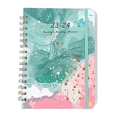 Planner 2023-2024-Academic Planner 2023-2024 From July 2023 To June 2024, 6.3''×8.4'', Weekly Monthly Planner With 12 Month Tabs, Strong Double Wire Binding, Inner Pouch, Elastic Closure Lightinthebox Planner 2023-2024-Academic Planner 2023-2024 From July 2023 To June 2024, 6.3''×8.4'', Weekly Monthly Planner With 12 Month Tabs, Strong Double Wire Binding, Inner Pouch, Elastic Closure Lightinthebox