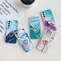 Phone Case For Samsung Galaxy Back Cover S21 S21 Plus S21 Ultra Galaxy A52 Galaxy A72 Galaxy A42 Galaxy A12 A71 5G Galaxy A71 A31 Shockproof Dustproof with Stand Marble TPU Lightinthebox - thumbnail