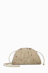 Mini  Pouch in Strass Suede