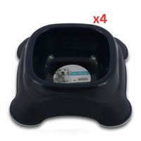 M-PETS Plastic Single Bowl Navy Blue 2300ml (Pack of 4)