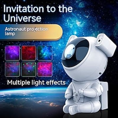 LED Astronaut Novelty Night Light Galaxy Starry Star Projector Lamp Kids Bedroom Projection Home Decorative Lighting Gifts Lightinthebox LED Astronaut Novelty Night Light Galaxy Starry Star Projector Lamp Kids Bedroom Projection Home Decorative Lighting Gifts Lightinthebox