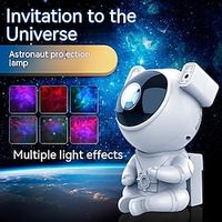 LED Astronaut Novelty Night Light Galaxy Starry Star Projector Lamp Kids Bedroom Projection Home Decorative Lighting Gifts Lightinthebox - thumbnail