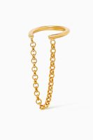 Kate Chain Earcuff in 9kt Yellow Gold - thumbnail