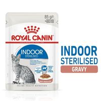 Royal Canin Feline Health Nutrition Indoor Sterilised Gravy Wet Food Pouches - thumbnail