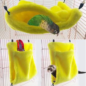 Bird Parrot Toy Bed Hanging Swing Cage
