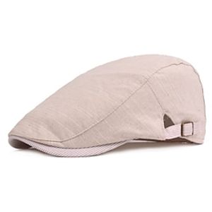 Men's Newsboy Hat Cabbie Cap Sports  Outdoor Solid  Plain Color Cotton Common Casual 1 pcs Lightinthebox