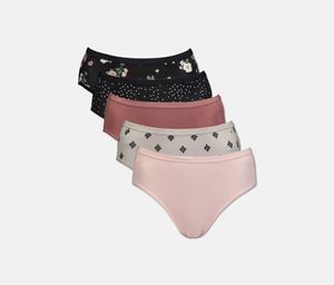 Womens 5 Pack My Favorite Everyday Panty  Black Combo