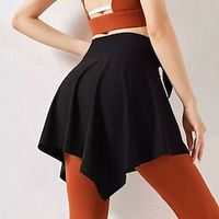 Activewear Daily Latin Dance Belly Dance Skirts Pure Color Women's Performance Training Spandex Lightinthebox - thumbnail
