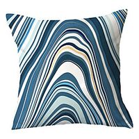 Double Side Cushion Cover 1PC Soft Decorative Square  Pillowcase for Sofa bedroom Car Chair Superior Quality Outdoor Cushion Patio Throw Pillow Covers for Garden Farmhouse Bench Couch miniinthebox - thumbnail