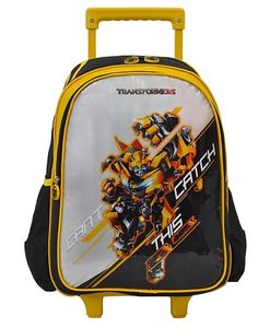 Simba Transformers Cant Catch This Trolley Bag Black Yellow - 16 inche