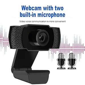 K30 Webcam 1080P Mini Wired Dual Stream Plug and play White Balance Indoor Apartment Bedroom Support miniinthebox