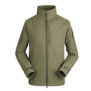 Men's Softshell Jacket Hunting Fleece Jacket 3 in 1 Outdoor Thermal Warm Windproof Multifunctional Breathable Fall Winter Solid Colored Jacket Fleece Camping  Hiking Hunting Training Grey Khaki Green Lightinthebox