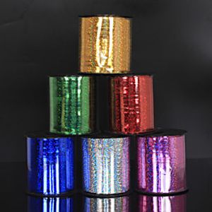 Wedding Room Holiday Decoration Arrangement Of Colorful Ribbons 250 Yards Laser Ribbons Tied Floating Air Ball Ropes miniinthebox