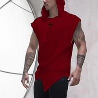 Men's Tank Top Vest Top Undershirt Sleeveless Shirt Faith Hooded Street Vacation Sleeveless Clothing Apparel Fashion Designer Basic Lightinthebox