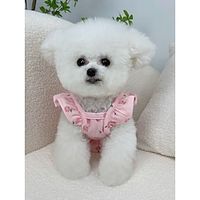 Dog Cat Vest Casual Daily For Indoor and Outdoor Use Outdoor Sports Dog Clothes Puppy Clothes Dog Outfits Warm Pink Purple Costume for Girl and Boy Dog Polyster S M L XL Lightinthebox - thumbnail