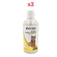 Purry Natural Cat Shampoo With Oatmeal And Jojoba Seed Oil - 296ml (Pack of 3)