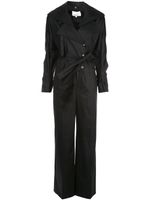 3.1 Phillip Lim long-sleeved jumpsuit - Black - thumbnail