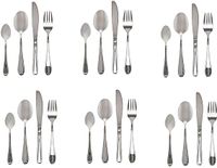 Winsor 24-Piece Stainless Steel Cutlery Set With Stand, WR4000-24PR