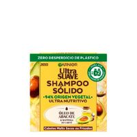 Garnier Ultra Soft Avocado Oil Solid Shampoo Dry or Frizzy Hair 60g