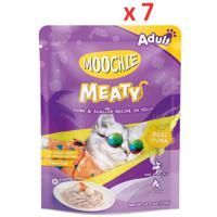 Moochie Cat Food Tuna & Scallop Recipe In Jelly Pouch 70G (Pack of 7)