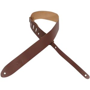 Levys M12BRN 2-Inch Leather Guitar Strap