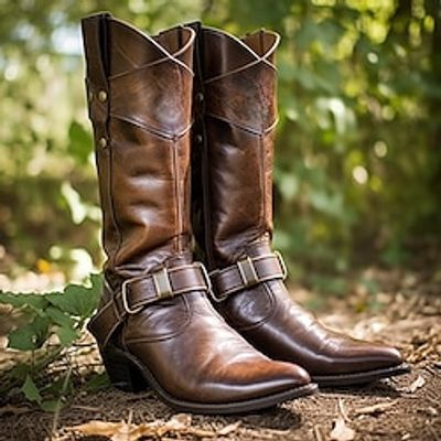 Men's Boots Biker boots Motorcycle Boots Retro Walking Casual Daily Leather Comfortable Booties Ankle Boots Loafer Black Brown Spring Fall Lightinthebox Men's Boots Biker boots Motorcycle Boots Retro Walking Casual Daily Leather Comfortable Booties Ankle Boots Loafer Black Brown Spring Fall Lightinthebox