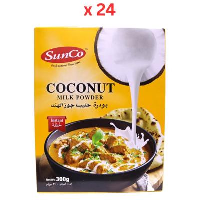 Sunco Instant Coconut Milk Powder 300 G Pack of 24