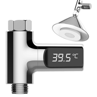 Loskii LW-101 LED Display Water Shower Thermometer Monitor
