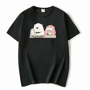 Inspired by SPY×FAMILY Anya Forger T-shirt Anime 100% Polyester Anime Harajuku Graphic Kawaii T-shirt For Men's  Women's  Couple's Lightinthebox