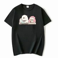 Inspired by SPY×FAMILY Anya Forger T-shirt Anime 100% Polyester Anime Harajuku Graphic Kawaii T-shirt For Men's  Women's  Couple's Lightinthebox - thumbnail