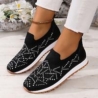 Women's Sneakers Lolita Loafer Mules Work Platform Round Toe Punk Comfort Walking Suede Tissage Volant Lace-up Black Yellow Blue Lightinthebox