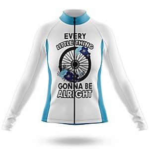 21Grams Women's Long Sleeve Cycling Jersey Spandex White Bike Top Mountain Bike MTB Road Bike Cycling Quick Dry Moisture Wicking Sports Clothing Apparel / Stretchy / Athleisure miniinthebox