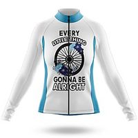 21Grams Women's Long Sleeve Cycling Jersey Spandex White Bike Top Mountain Bike MTB Road Bike Cycling Quick Dry Moisture Wicking Sports Clothing Apparel / Stretchy / Athleisure miniinthebox - thumbnail