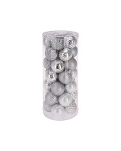 Koopman Xmas Balls 6cm Set of 35 Silver