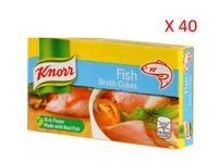 Knorr fish broth cubes 60g (Pack of 40)