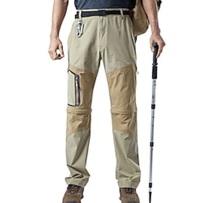 Men's Cargo Pants Tactical Pants Hiking Pants Pocket Detachable Design Color Block Comfort Breathable Outdoor Daily Going out Fashion Casual Black Green Lightinthebox