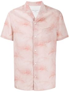 Officine Generale palm tree print shirt - PINK