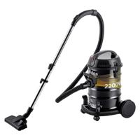 Midea Drum Vacuum Cleaner 2200 Watts, 23 Liters Ultra Large Tank Dust Capacity With Adjustable Tube, Removable & Washable Filter, Rug-Floor Nozzle, Blower Function